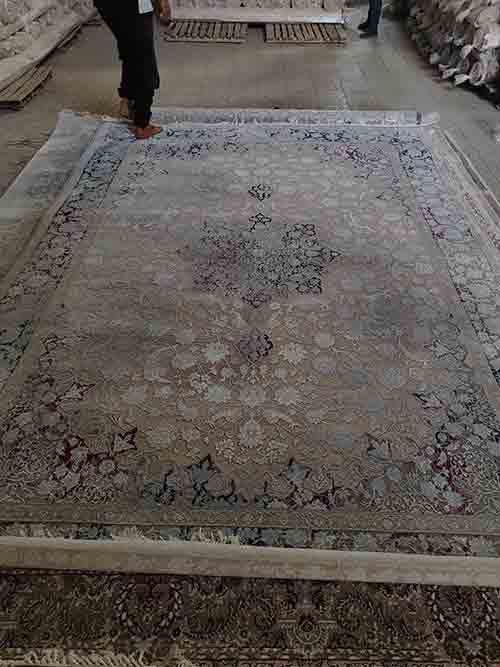 خرید فرش ۷۰۰ شانه کد 70001 با تراکم ۲۵۵۰ - کالکشن هانا