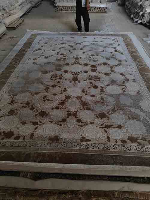 خرید فرش ۷۰۰ شانه کد 70019 با تراکم ۲۵۵۰ - کالکشن هانا