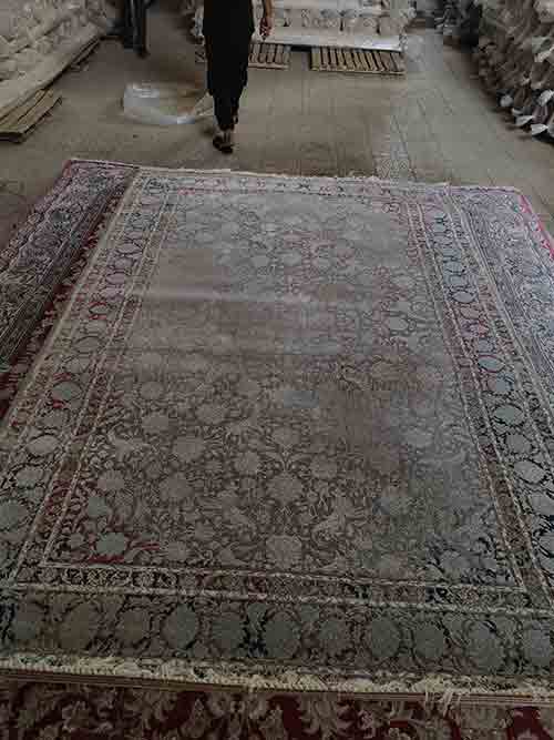 خرید فرش ۷۰۰ شانه کد 70050 با تراکم ۲۵۵۰ - کالکشن هانا